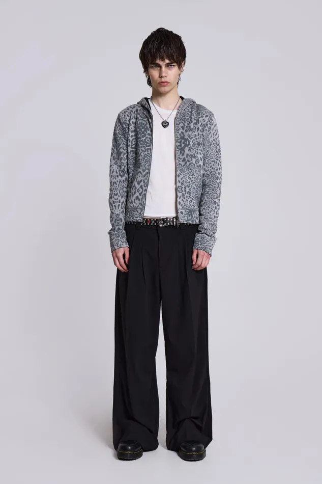 Jaded London Black Colossus Trousers Men Basics