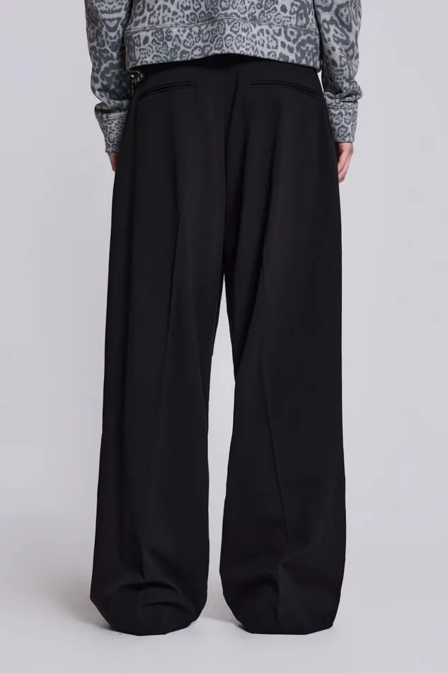 Jaded London Black Colossus Trousers Men Basics