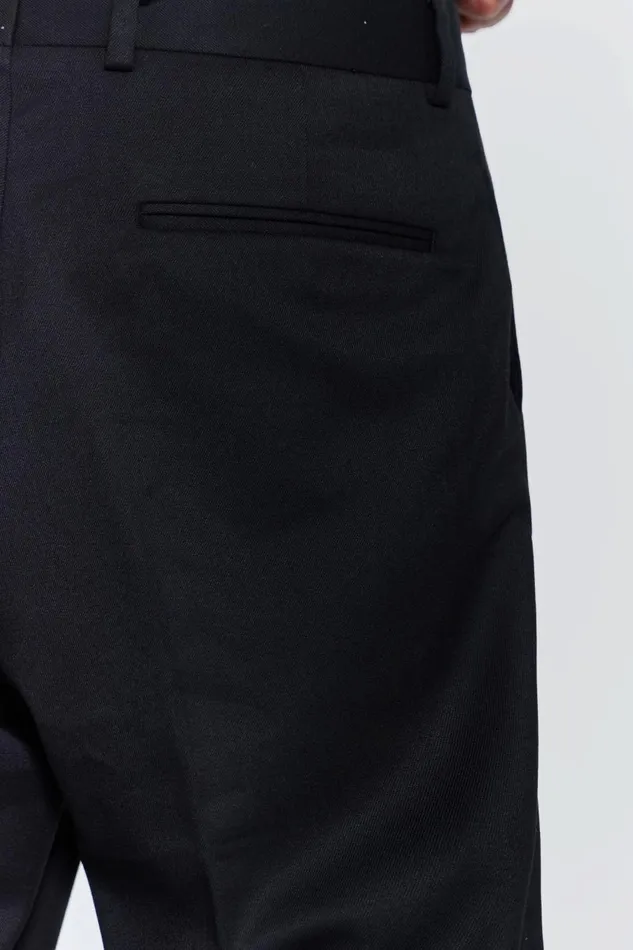 Jaded London Black Flared Suit Pant Men Trousers and Pants