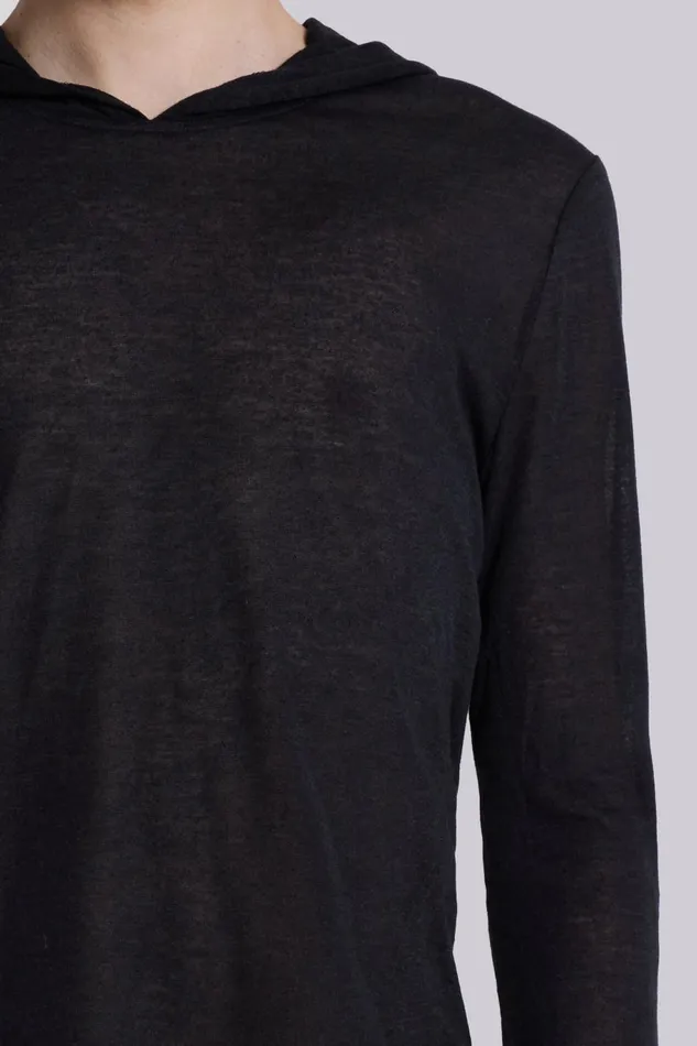 Jaded London Black Mist Hoodie Men Hoodies and Sweatshirts