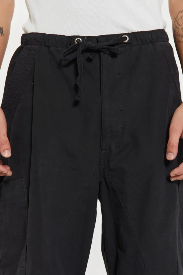 Jaded London Black Parachute Cargo Pants Men Parachute Pants