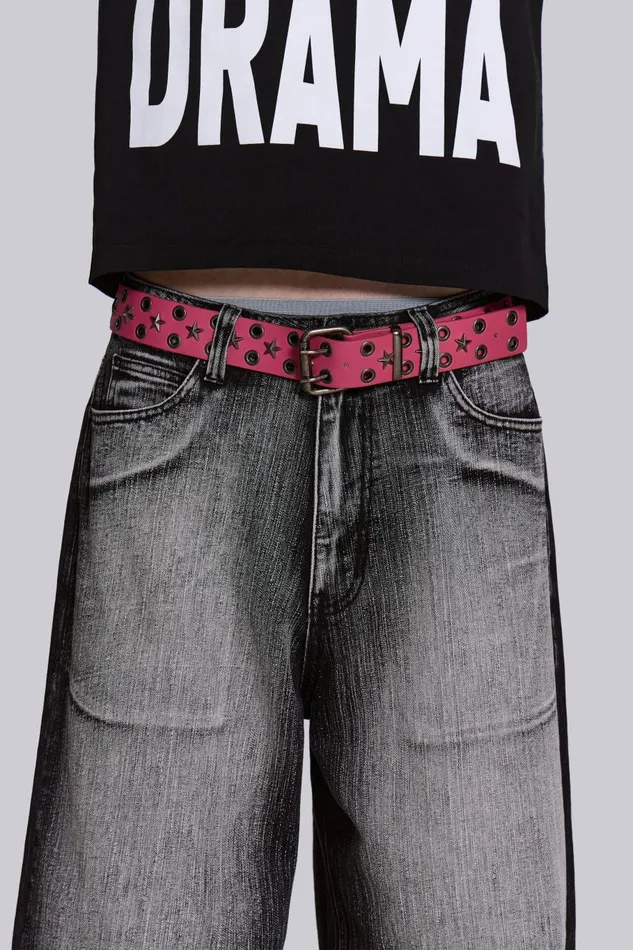Jaded London Black White Wash XL Colossus Jeans Men Colossus Jeans