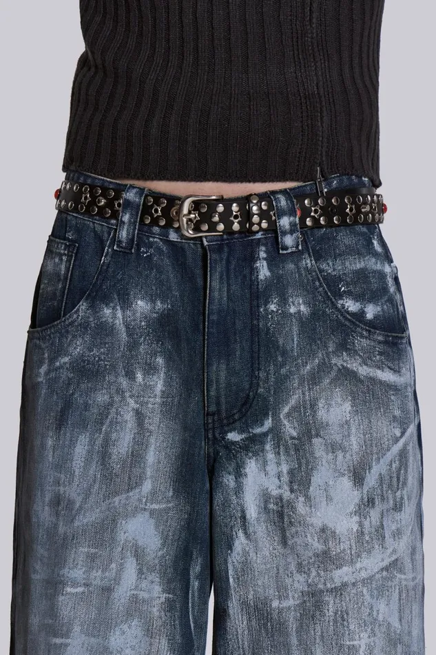 Jaded London Blue Painter Colossus Jeans Men Baggy Jeans