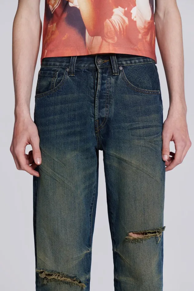 Jaded London Busted Scott Jeanss Men SlimStraight Jeans