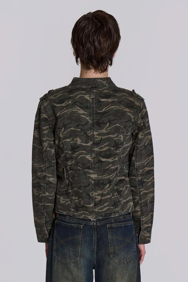Jaded London Camo Covert Jacket Men Outerwear