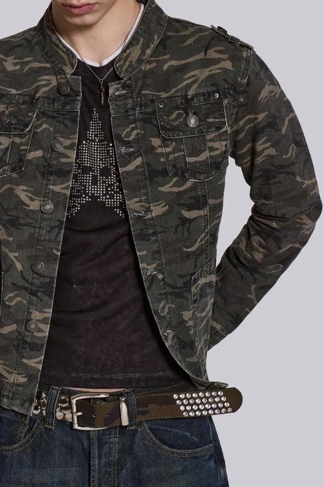 Jaded London Camo Covert Jacket Men Outerwear