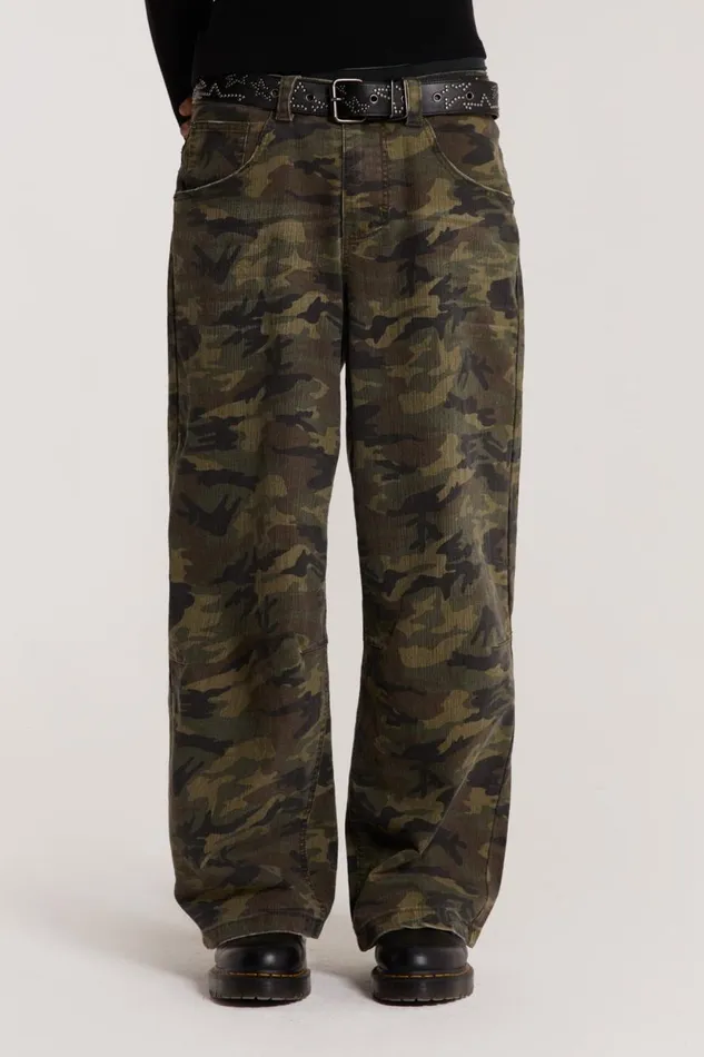 Jaded London Camo Print Colossus Jeans Men Colossus Jeans