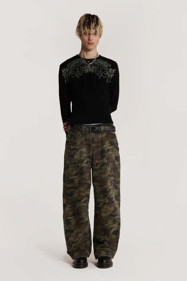 Jaded London Camo Print Colossus Jeans Men Colossus Jeans