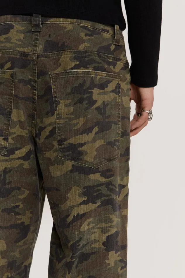 Jaded London Camo Print Colossus Jeans Men Colossus Jeans