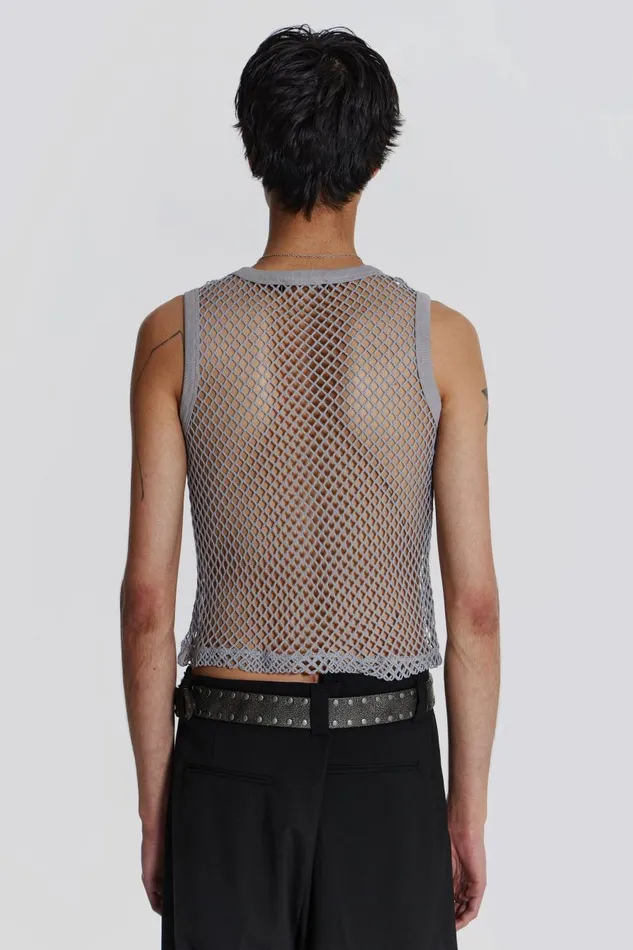Jaded London Chain Grey Vest Men TShirts and Vests