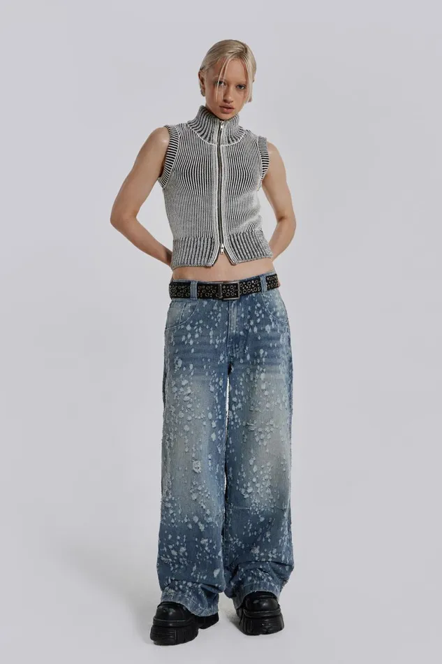 Jaded London Cheesegrate Colossus Jeans Women Jeans