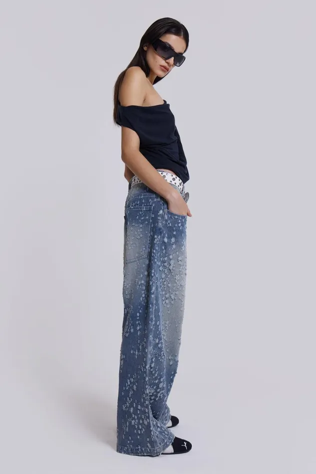 Jaded London Cheesegrate Colossus Jeans Women Jeans