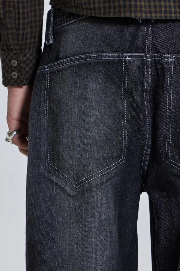 Jaded London Contrast Stitch Skate Colossus Men Baggy Jeans