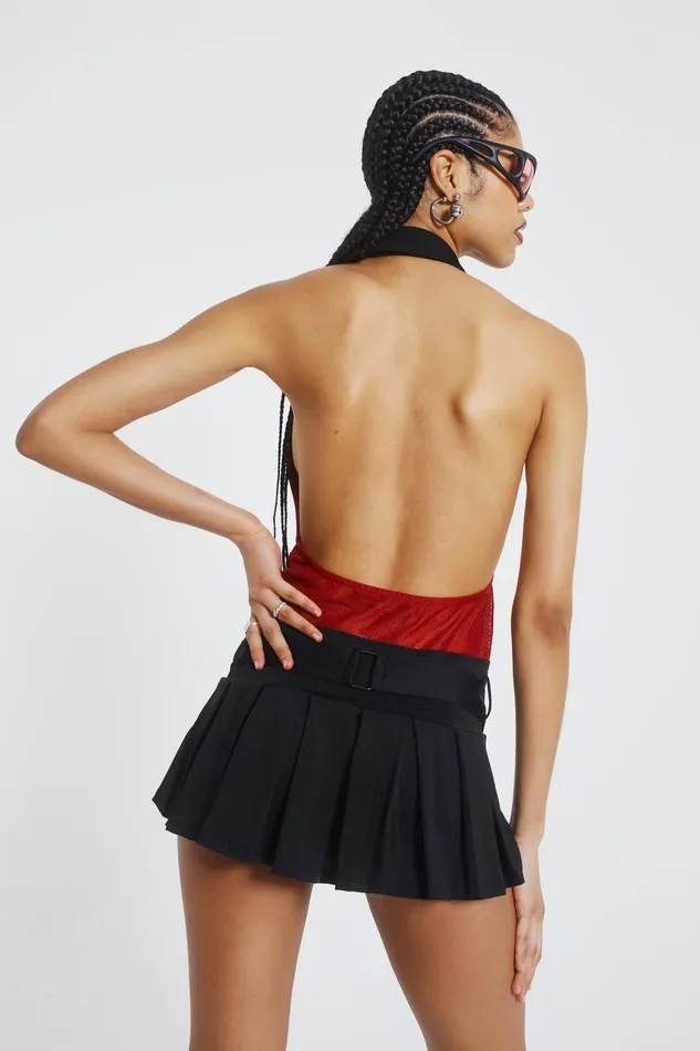 Jaded London Cut Out Tennis Mini Dress Women Mini Dresses