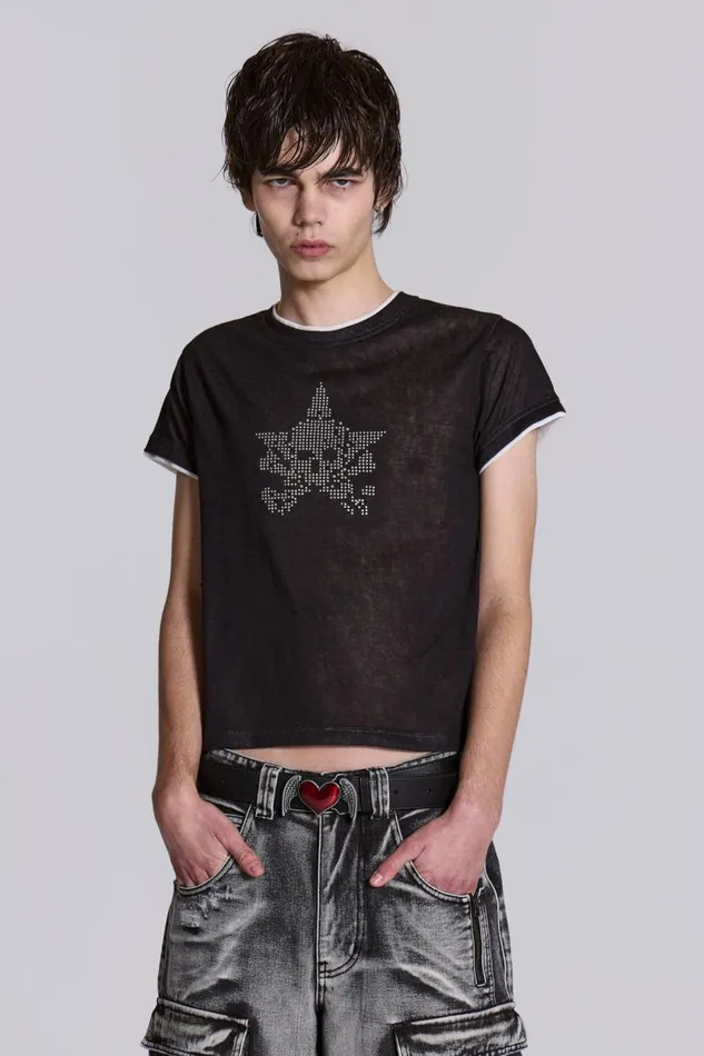 Jaded London Dead Star Tee Men TShirts and Vests