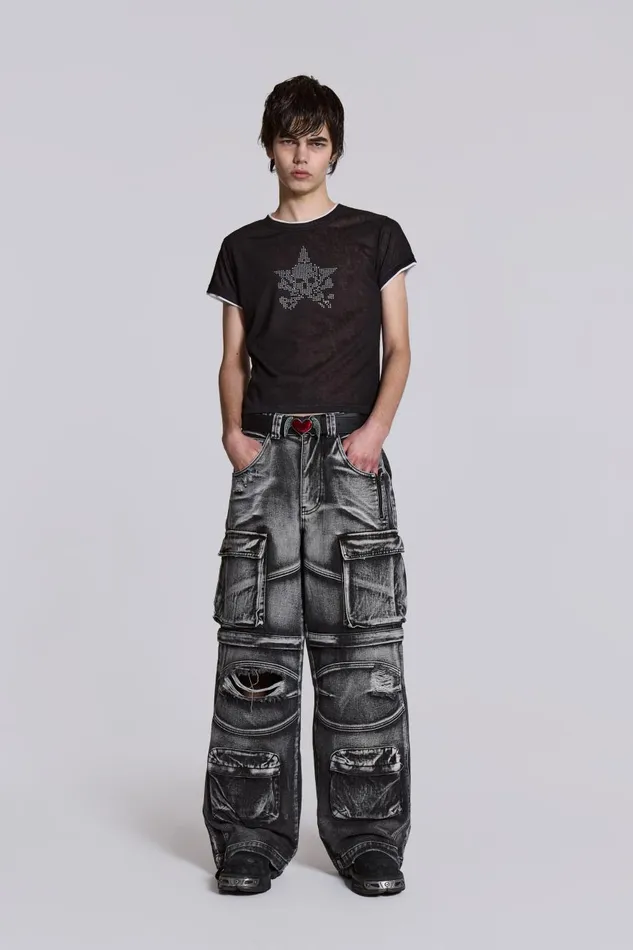 Jaded London Dead Star Tee Men TShirts and Vests