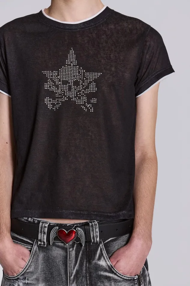Jaded London Dead Star Tee Men TShirts and Vests