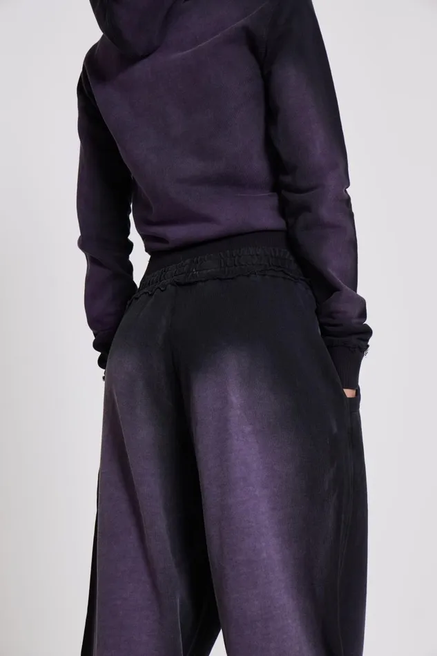 Jaded London Deep Purple Fade Mini Monster Hoodie Women Hoodies and Sweatshirts