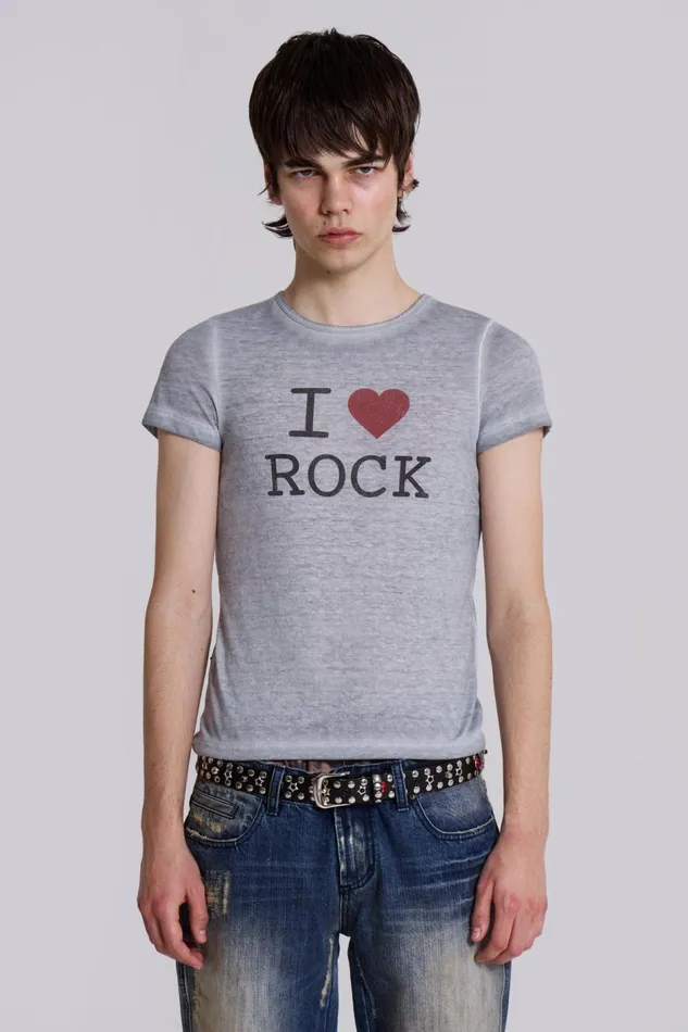 Jaded London Dirty Rock Tee Men TShirts and Vests