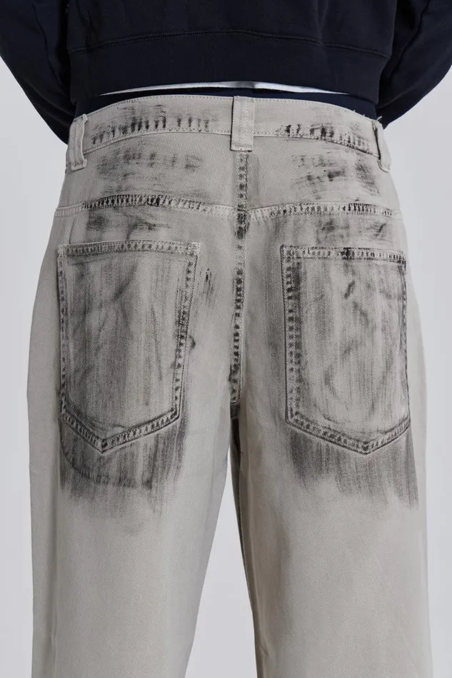 Jaded London Dirty Wash Low Rise Colossus Jeans Men Colossus Jeans