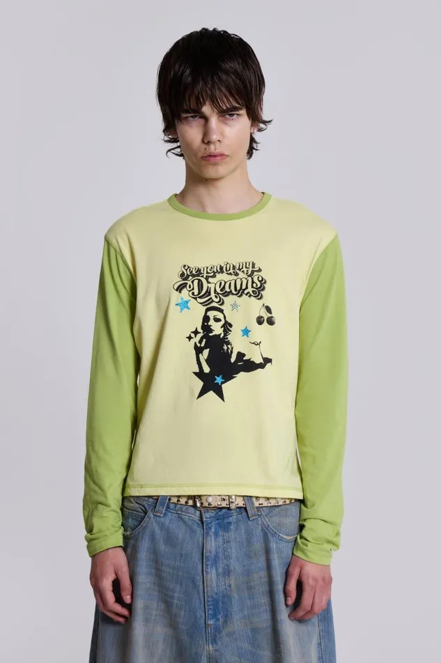 Jaded London Dreamer Long Sleeve Tee Men TShirts and Vests
