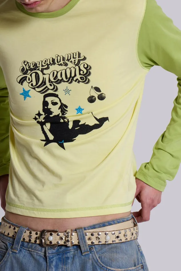 Jaded London Dreamer Long Sleeve Tee Men TShirts and Vests