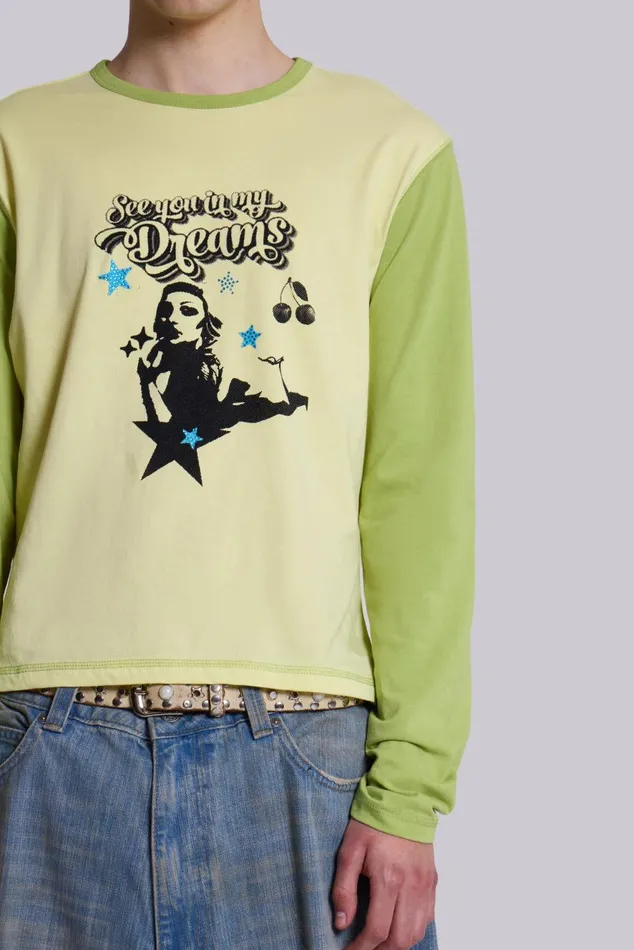 Jaded London Dreamer Long Sleeve Tee Men TShirts and Vests