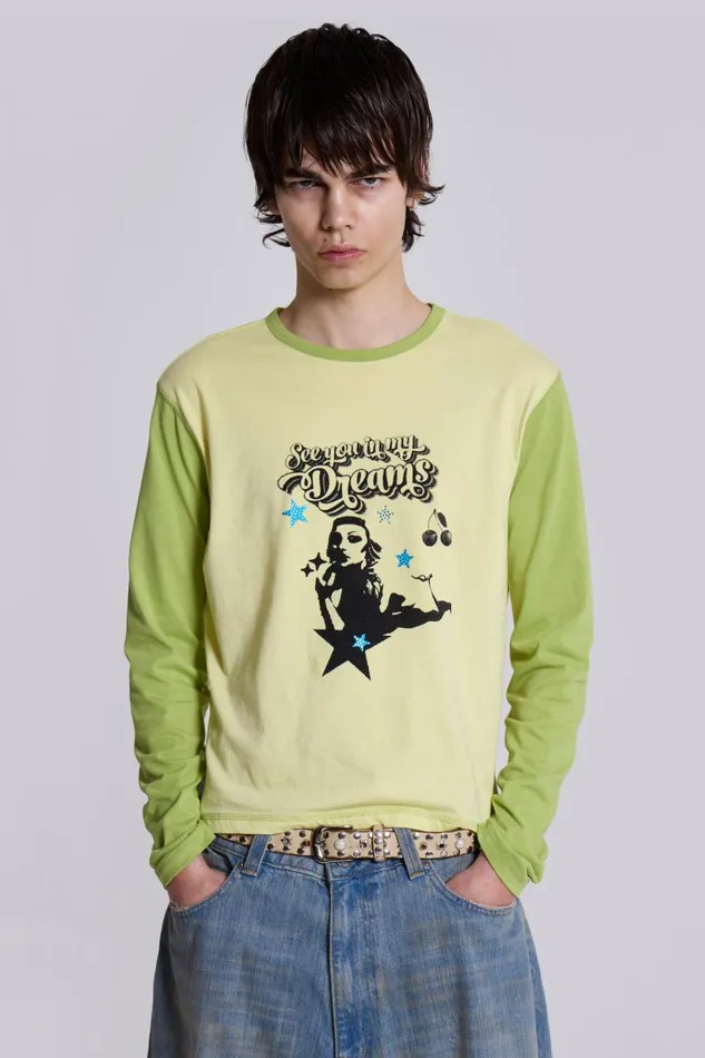 Jaded London Dreamer Long Sleeve Tee Men TShirts and Vests