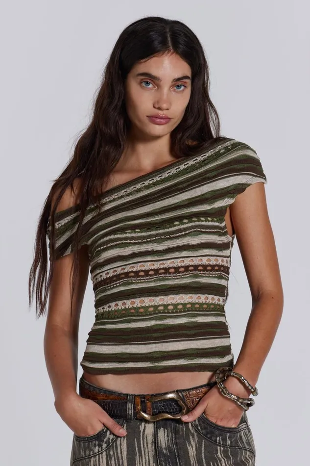 Jaded London Drew Knit Top Women Knitwear
