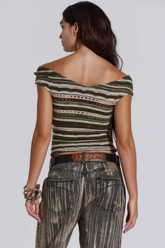 Jaded London Drew Knit Top Women Knitwear
