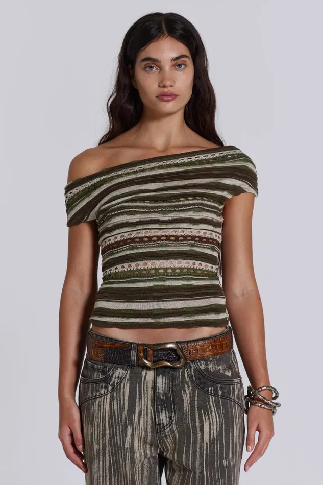 Jaded London Drew Knit Top Women Knitwear