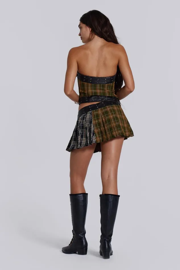 Jaded London Eden Buckle Mini Dress Women Mini Dresses