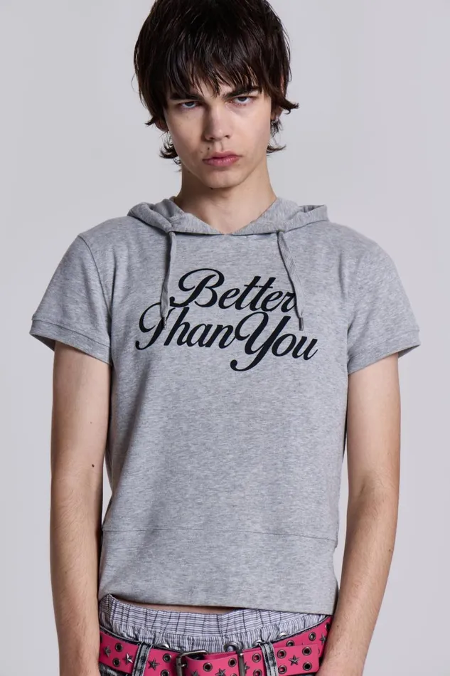 Jaded London Ego Hooded Tee Men TShirts and Vests