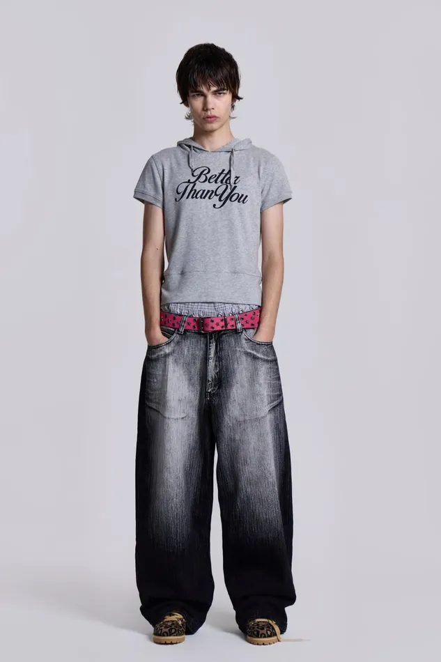 Jaded London Ego Hooded Tee Men TShirts and Vests