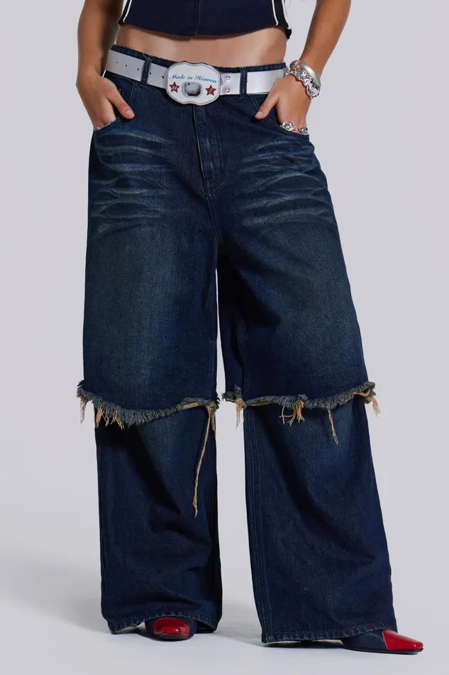 Jaded London Evo Double Layered Jeans Women Jeans