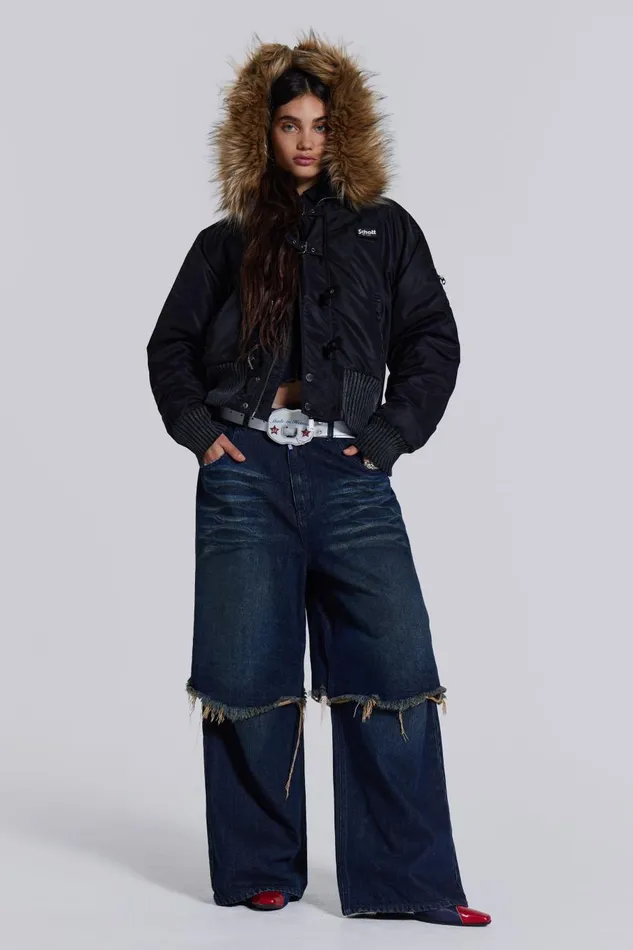 Jaded London Evo Double Layered Jeans Women Jeans
