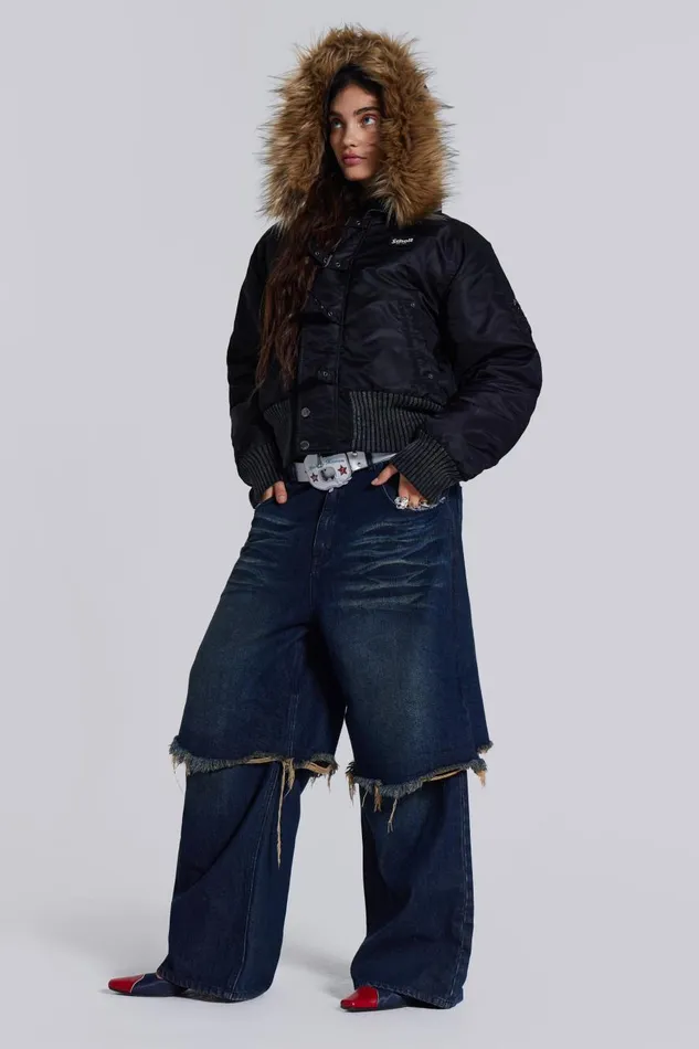 Jaded London Evo Double Layered Jeans Women Jeans