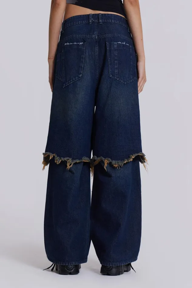 Jaded London Evo Double Layered Jeans Women Jeans