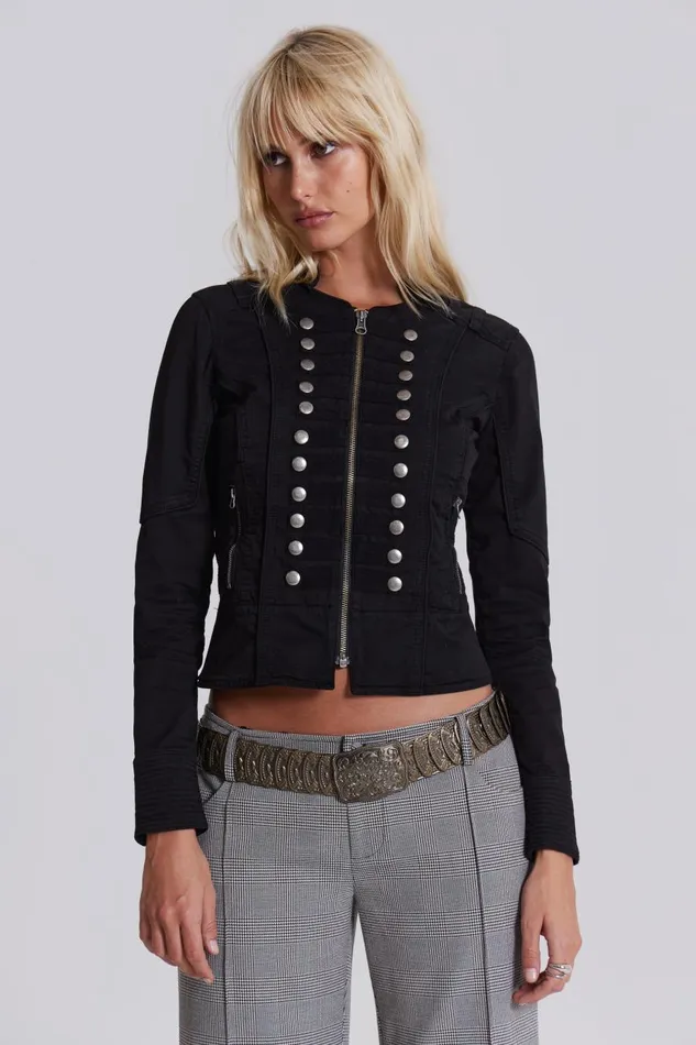 Jaded London Fitted Military Jacket Women Outerwear
