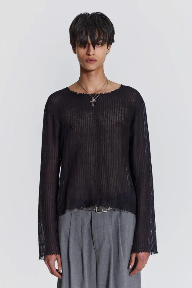 Jaded London Ghost Long Sleeve Men TShirts and Vests