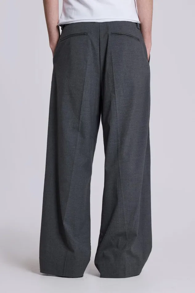 Jaded London Goliath Grey Suit Pant Men Trousers and Pants