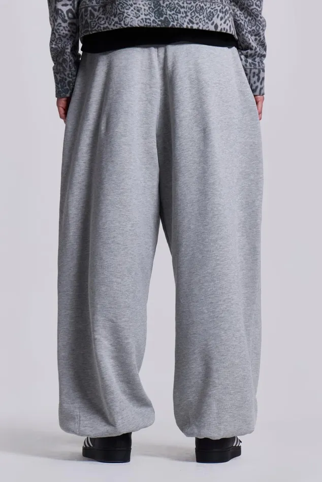 Jaded London Grey Marl Cuffed Monster Jogger Women Loungewear
