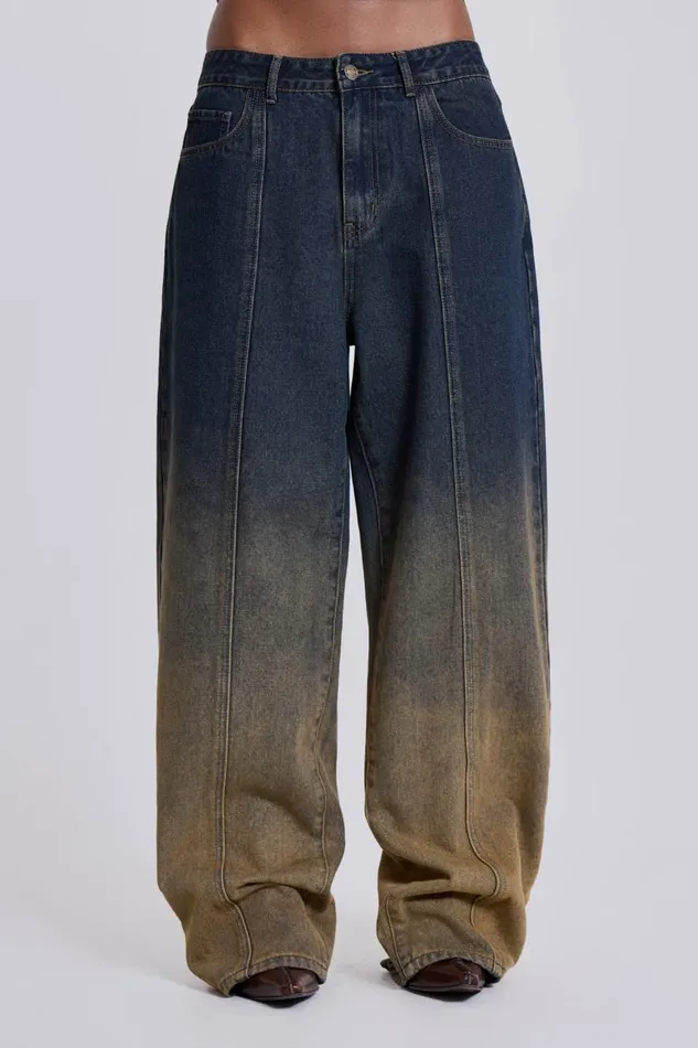 Jaded London Gypsum Dipdye Jeans Women Jeans