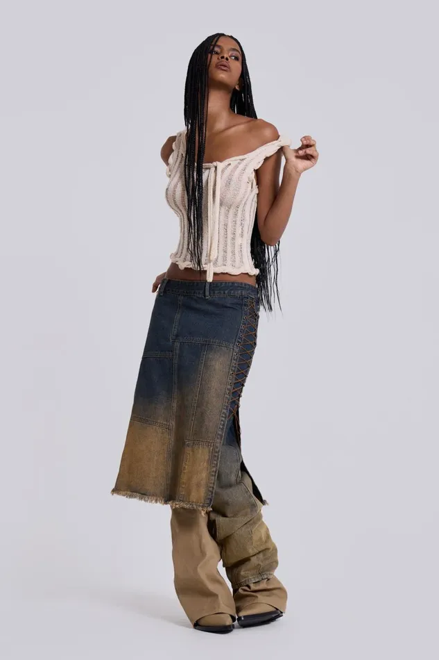 Jaded London Gypsum Dipdye Jeans Women Jeans