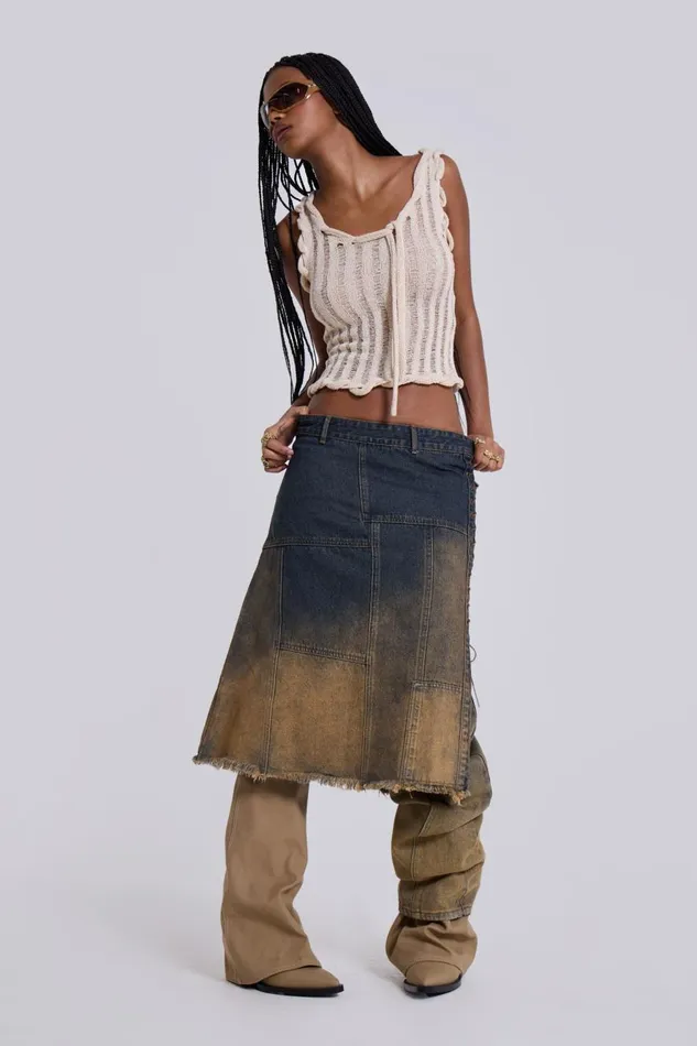 Jaded London Gypsum Dipdye Jeans Women Jeans