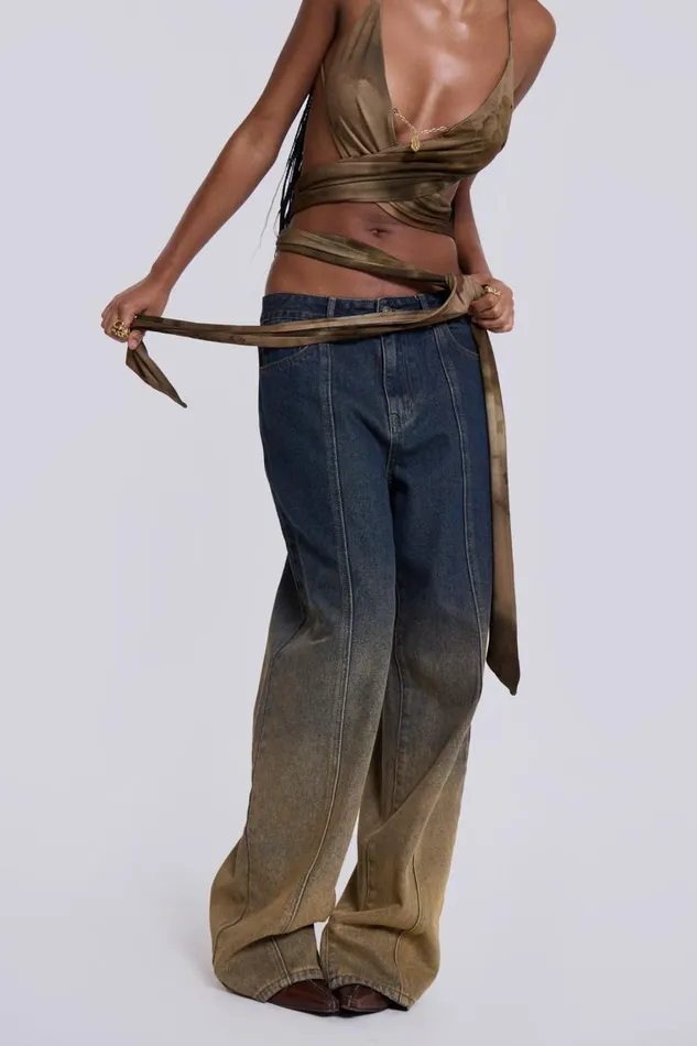 Jaded London Gypsum Dipdye Jeans Women Jeans