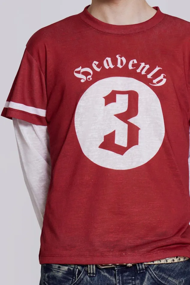 Jaded London Heavenly Double Layer Tee Men TShirts and Vests