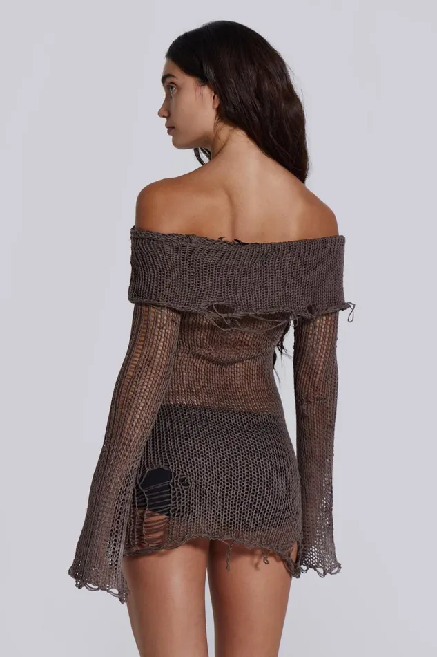 Jaded London Kaia Knit Dress Women Mini Dresses