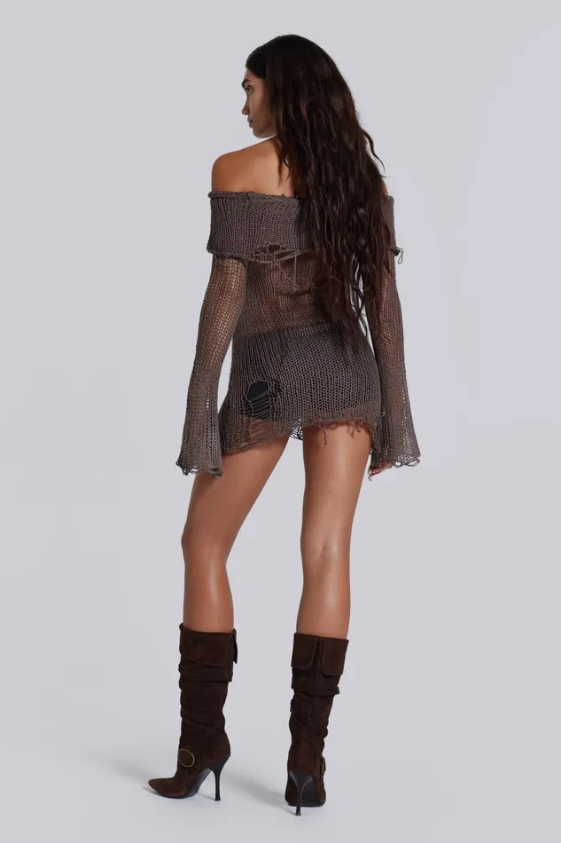 Jaded London Kaia Knit Dress Women Mini Dresses