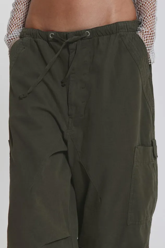 Jaded London Khaki Parachute Cargo Pants Women Trousers and Pants